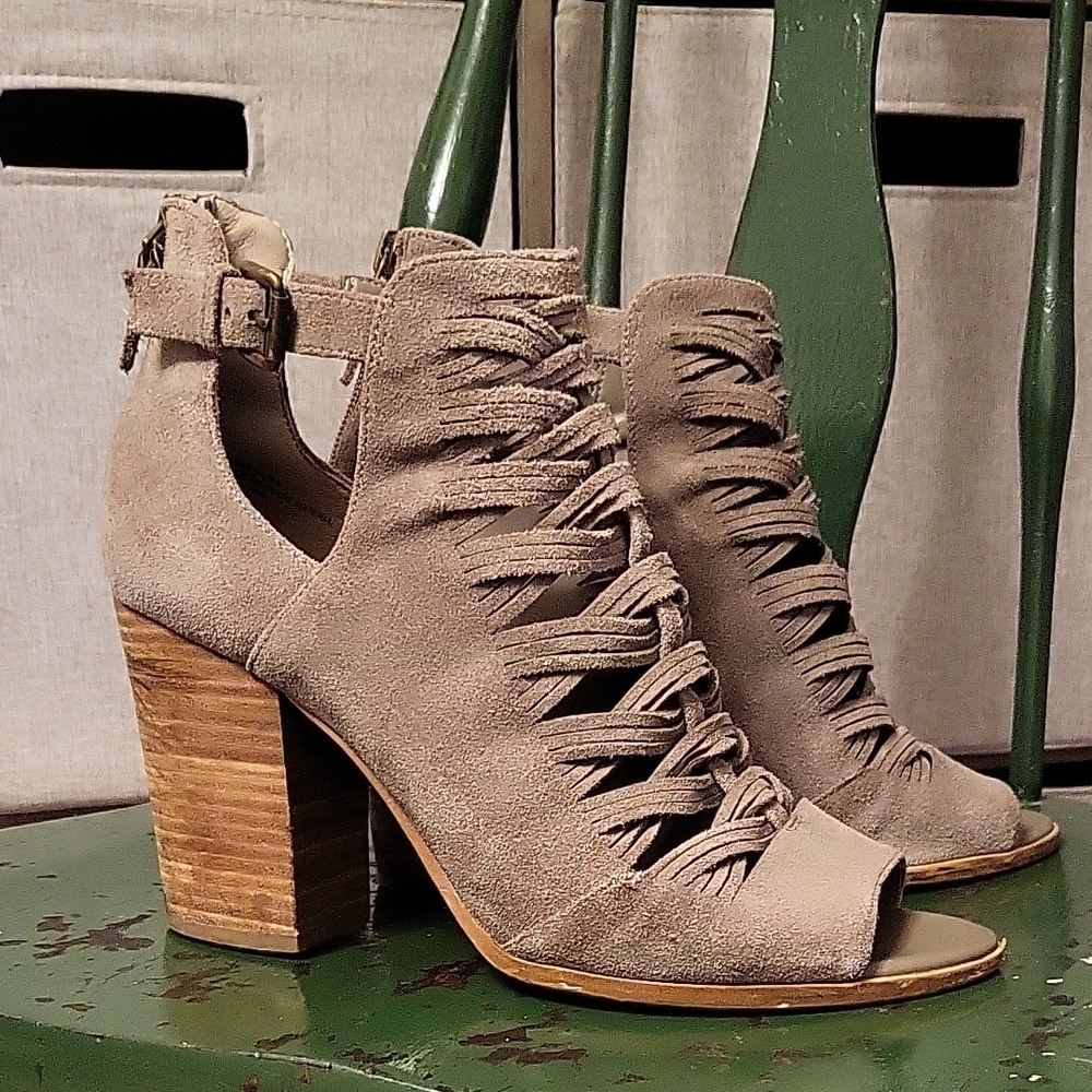 Crown Vintage Heidi Peep-Toe Heeled Sandals or Booties